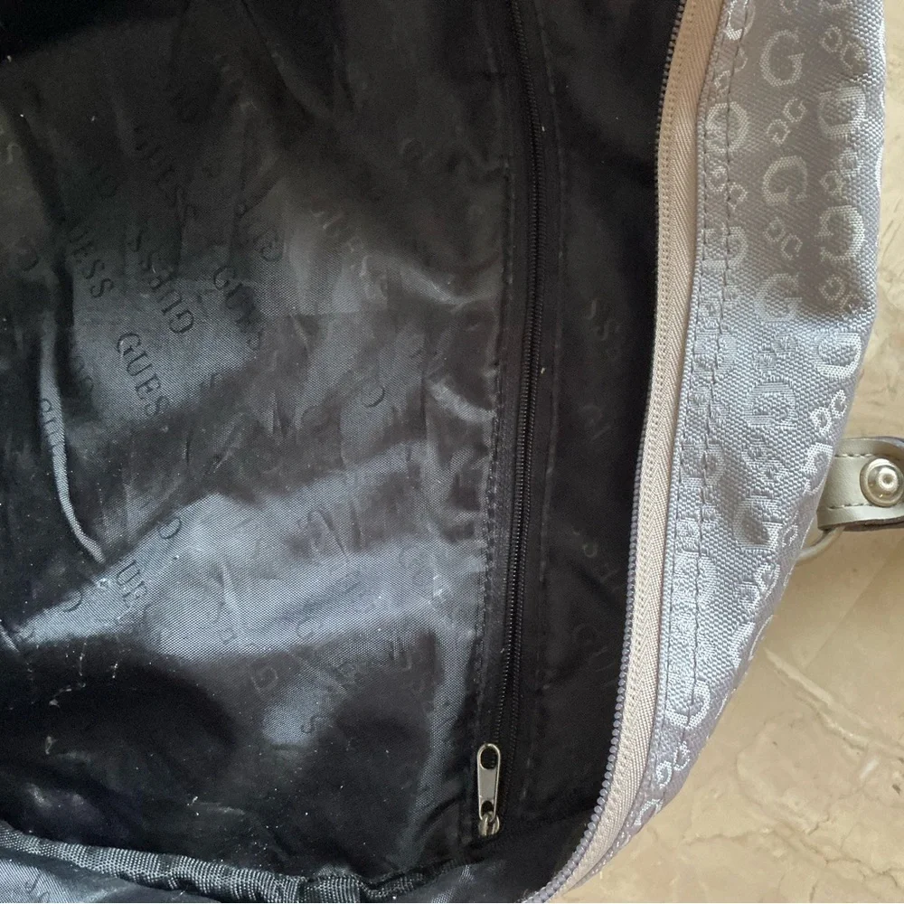 Guess Beige and Gray Travel Bag - Picture 7 of 7